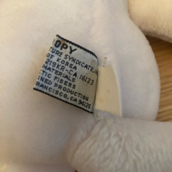 Vintage 1968 Peanuts Snoopy Plush Doll - Picture 6 of 6